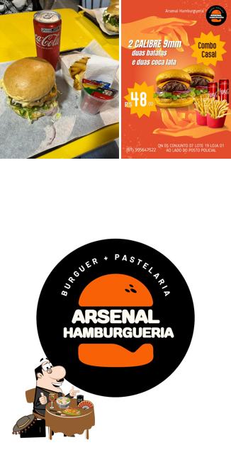 Comida em Arsenal Hamburgueria Mais Pastelaria