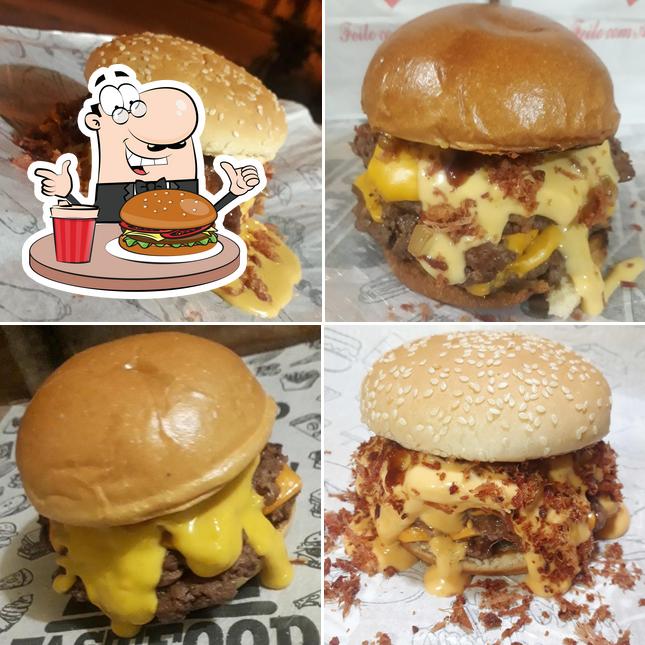 Delicie-se com um hambúrguer no Pc Burger Artesanal