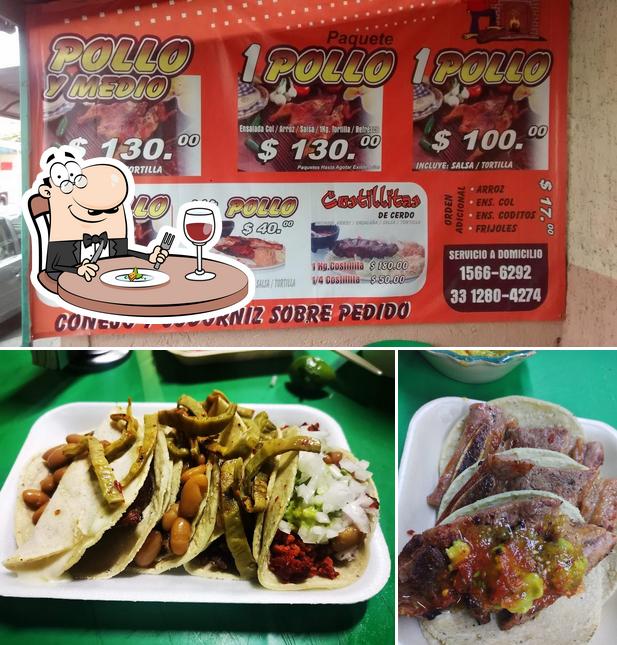 Еда в "Tacos y Pollos Asados El Fogonzito"