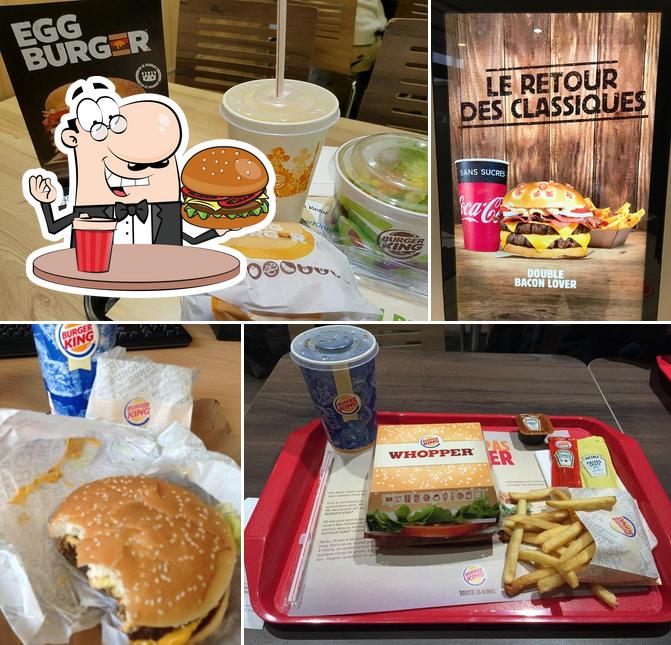 Commandez un hamburger à Burger King Paris Boétie