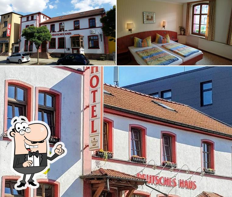 Estas son las fotos que muestran exterior y interior en Hotel Deutsches Haus Leinefelde