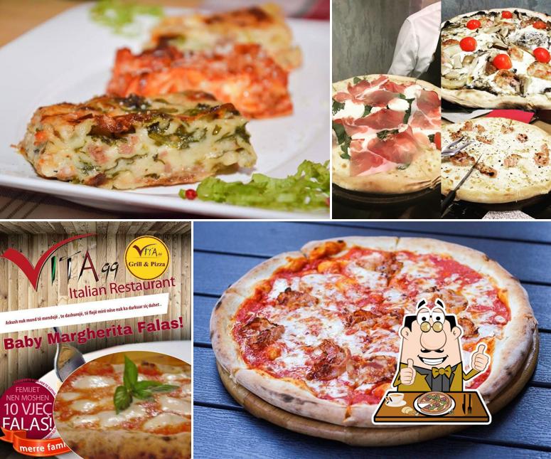 Prenez des pizzas à Ristorante Italiano Vita99