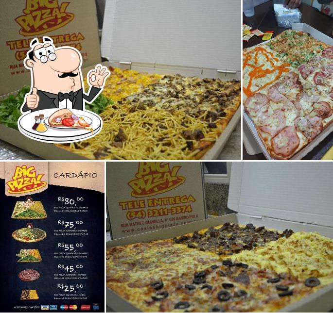 Escolha diversos tipos de pizza