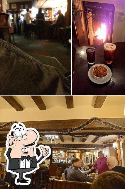 El interior de The Cross Inn