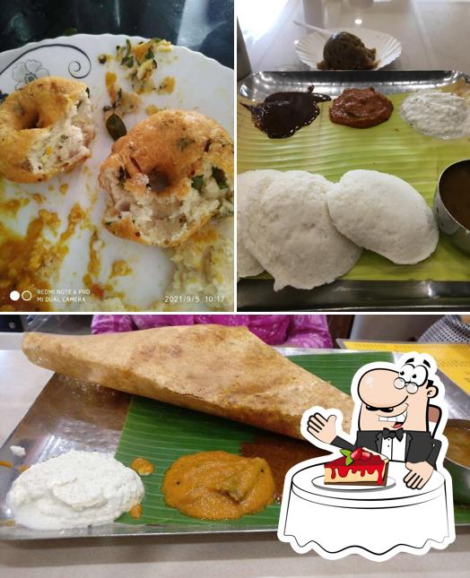 Don’t forget to order a dessert at Brindhavan Vegetarian Restaurant