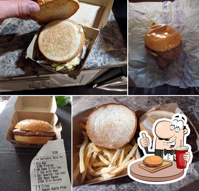 Закажите гамбургеры в "McDonald’s"