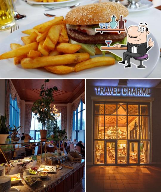 Voici l’image affichant la intérieur et burger sur Restaurant Allegro