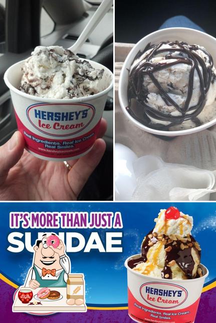 Hershey's Ice Cream & more offers a variety of desserts