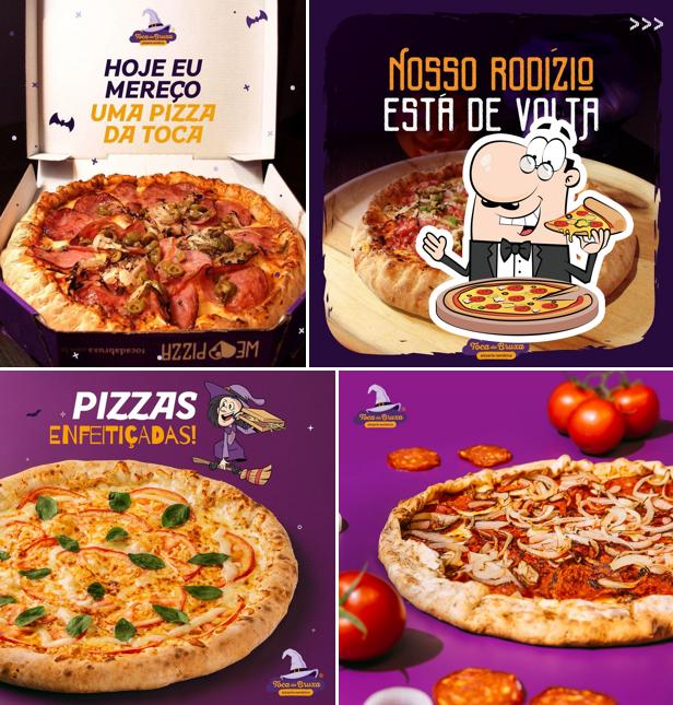 Peça pizza no Toca da Bruxa