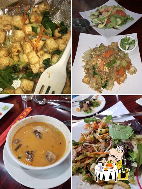 Meals at Tasty Thai Restaurant