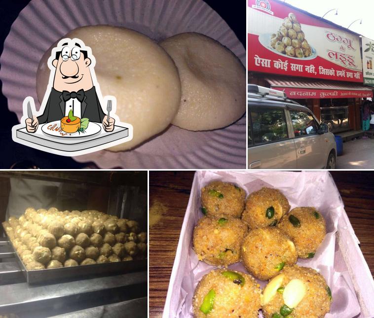 Food at Thaggu Ke Laddu