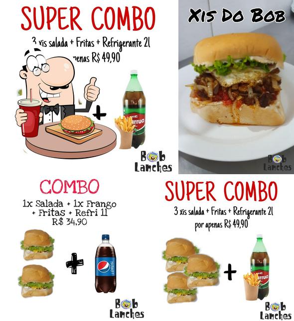 Consiga um hambúrguer no Boteco e Lancheria do Bob