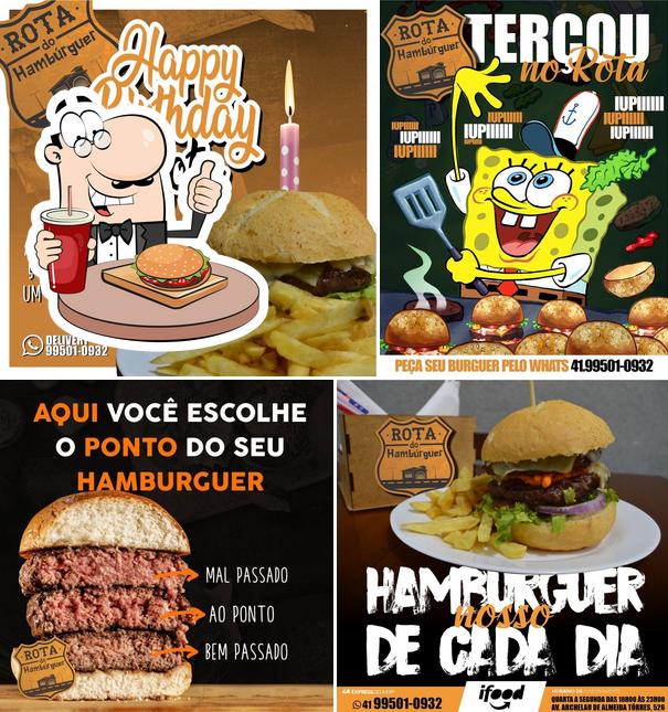 Peça um hambúrguer no Rota do Hamburguer