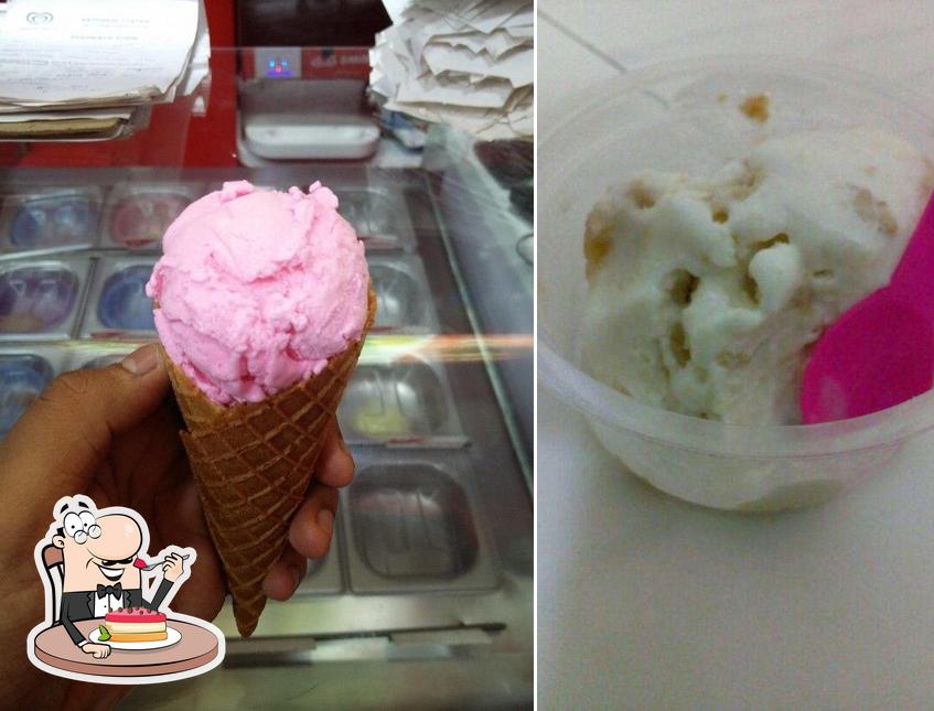 Vadilal Ice Cream Parlour serves a number of sweet dishes