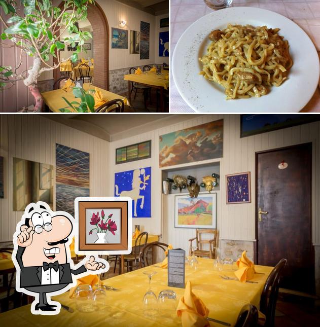 Jetez un coup d’oeil à l’image affichant la intérieur et nourriture concernant Ristorante Grottino del Nera