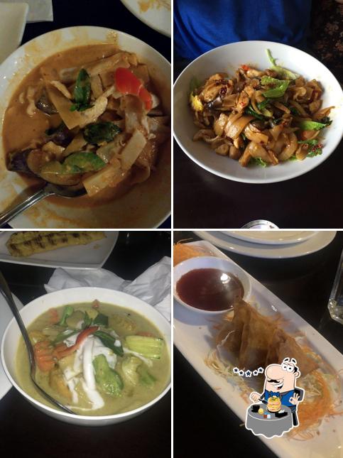Platos en Auryn Thai Cuisine