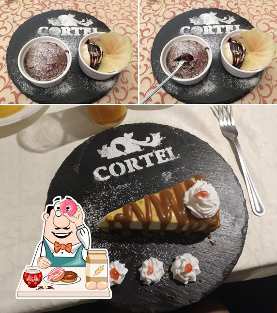 Cortel propose une variété de desserts