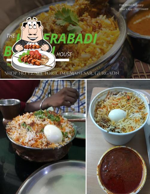 Food at The Hyderabadi Biryani House