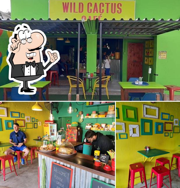 L'intérieur de Wild Cactus Café