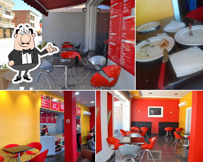 L'intérieur de Sam's Burger