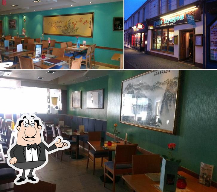 This is the image displaying interior and exterior at Jade Dragon