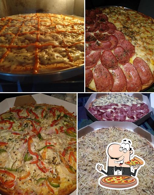 Escolha diversos tipos de pizza