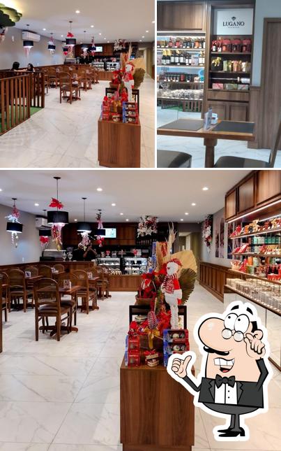 Veja imagens do interior do LUGANO - Chocolataria e Cafeteria