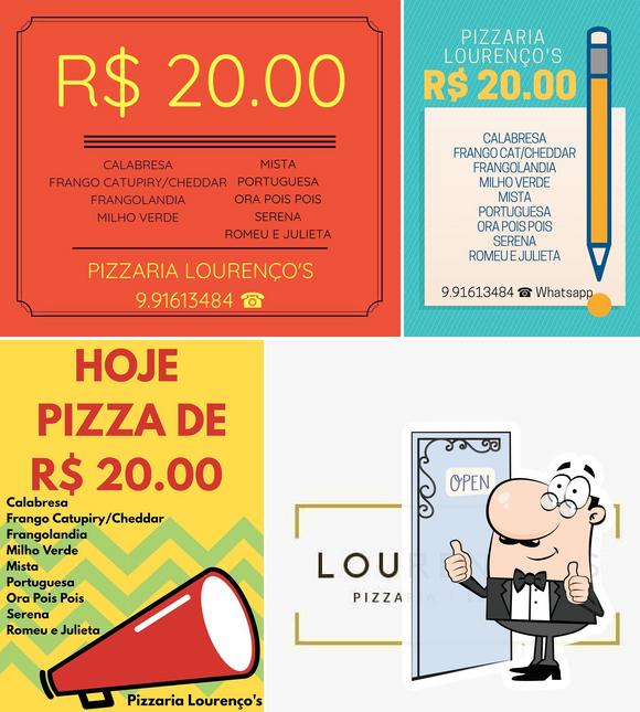Look at this picture of Pizzaria Lourenço's