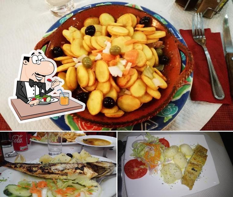 Еда в "Restaurante Saloio"