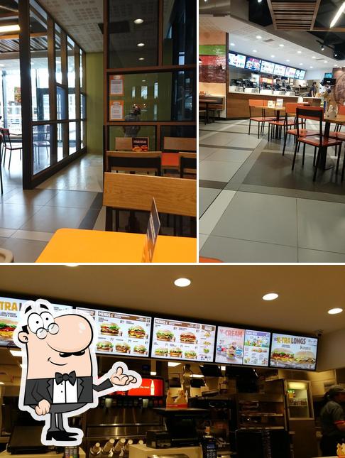 El interior de Burger King Toulon Mayol