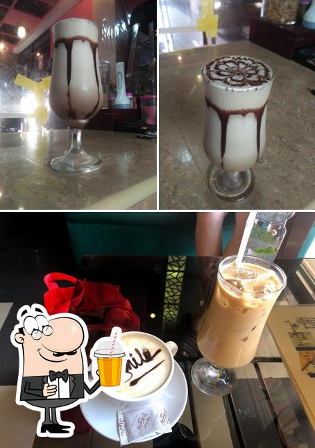 Enjoy a beverage at Cafe Lajara