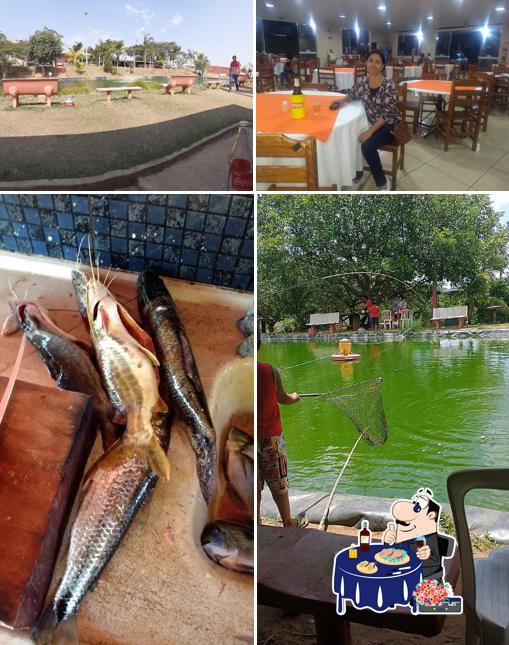 Try out seafood at Pesqueiro Bela Vista