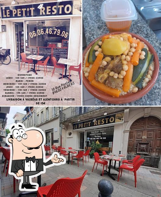 Vérifiez l’image affichant la intérieur et nourriture concernant Le Petit Resto (snack)