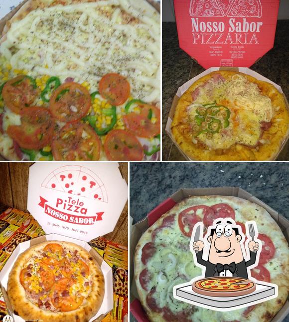 Escolha diferentes estilos de pizza