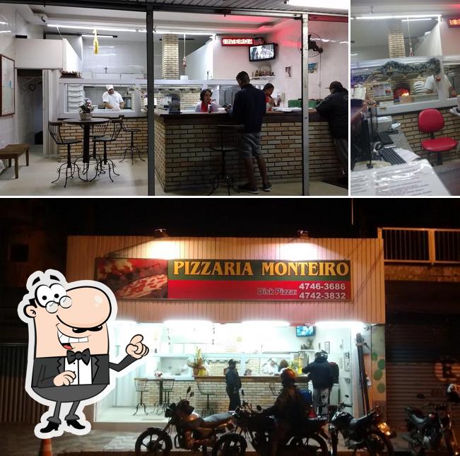 O interior do Pizzaria Monteiro