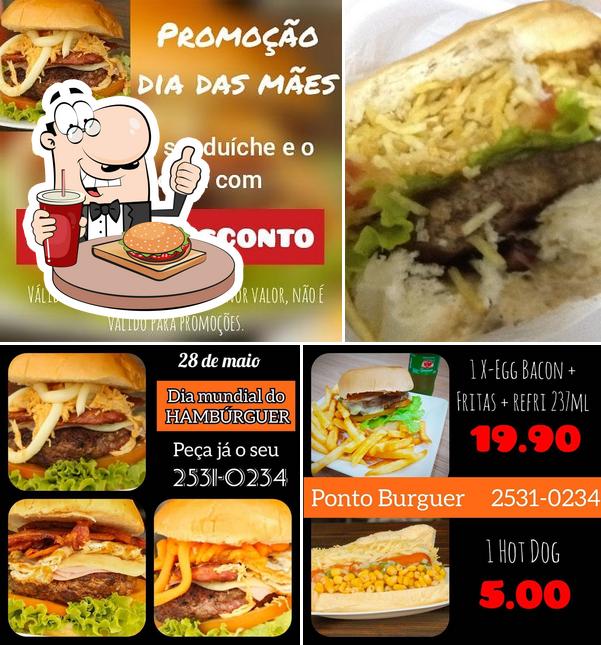 Peça um hambúrguer no Ponto Burguer