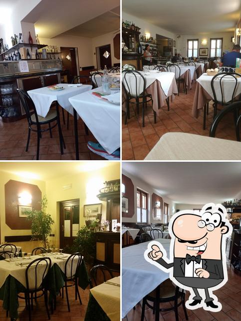 Gli interni di Trattoria Grisu