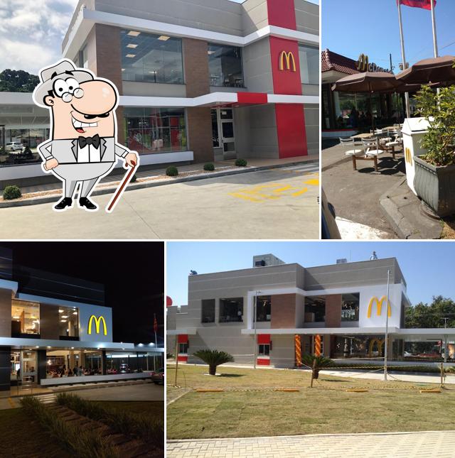 Veja imagens do exterior do McDonald's