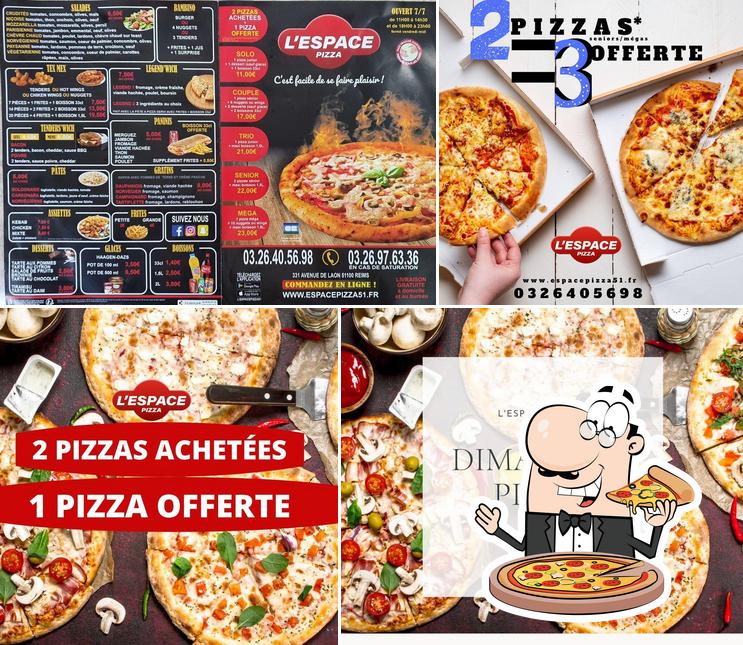 Commandez des pizzas à Espace Pizza