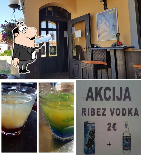 Dai un’occhiata alla immagine che presenta la bevanda e interni di Dnevni bar Don Matija Jožica Pivar s.p