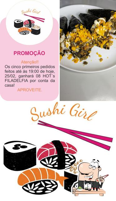 Experimente diversas opções de sushi