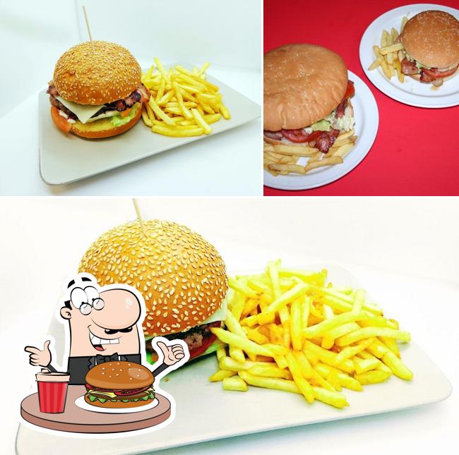 Try out a burger at Pink Planet