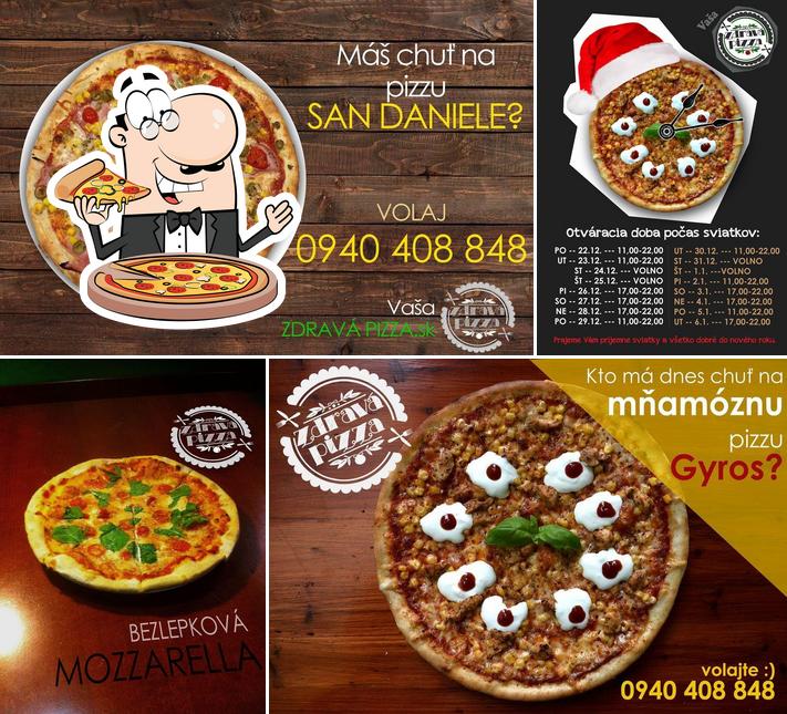Prenez des pizzas à Healthy Pizza