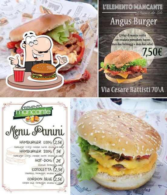 Prenditi un hamburger a L'elemento Mancante