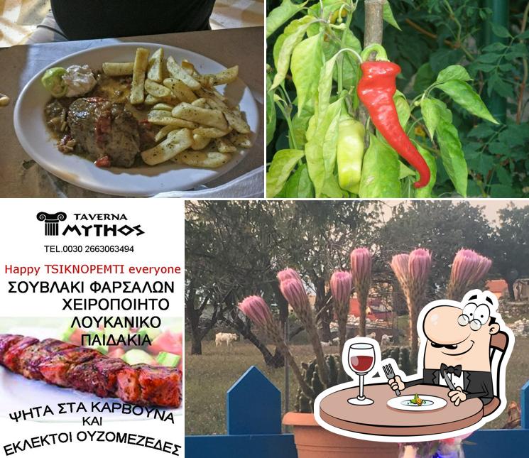 Food at Mythos Taverna