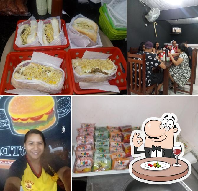 Comida em Brocados lanches