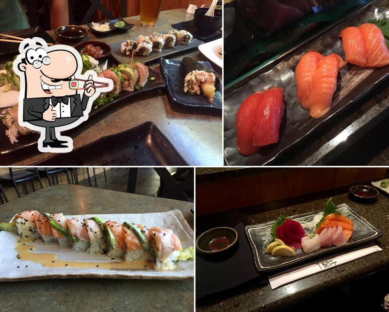 В "Sushi Lounge Poway" попробуйте суши и роллы