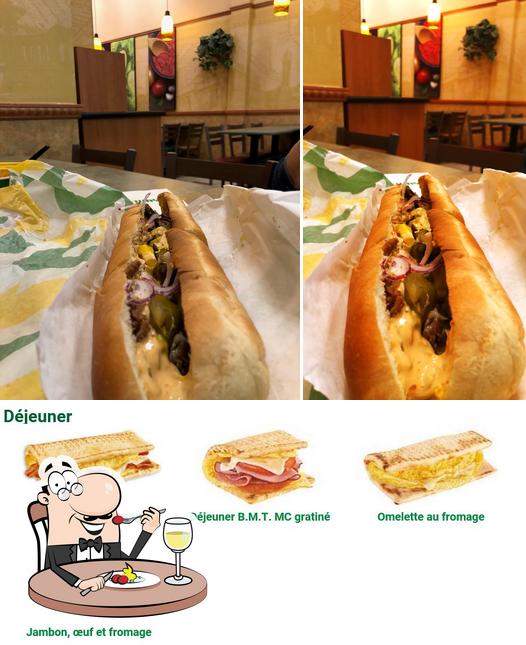 Nourriture à Subway