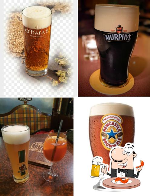 Larry's Irish Pub offre un nombre de bières