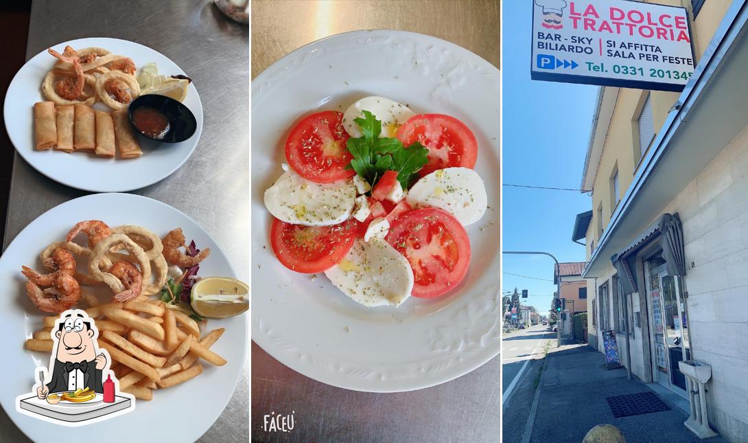 Assaggia le patatine fritte a La dolce trattoria